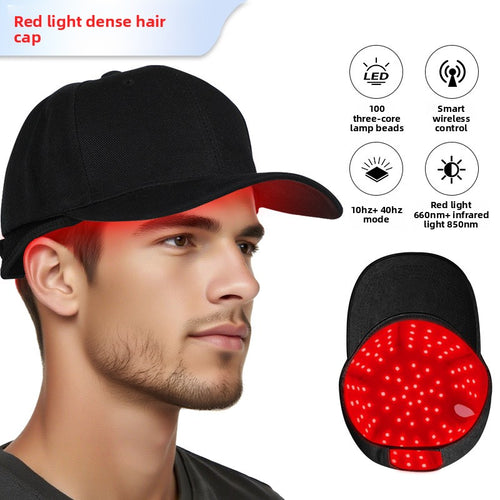 LED Red Light Therapy Hair Growth Cap with Infrared Heat
