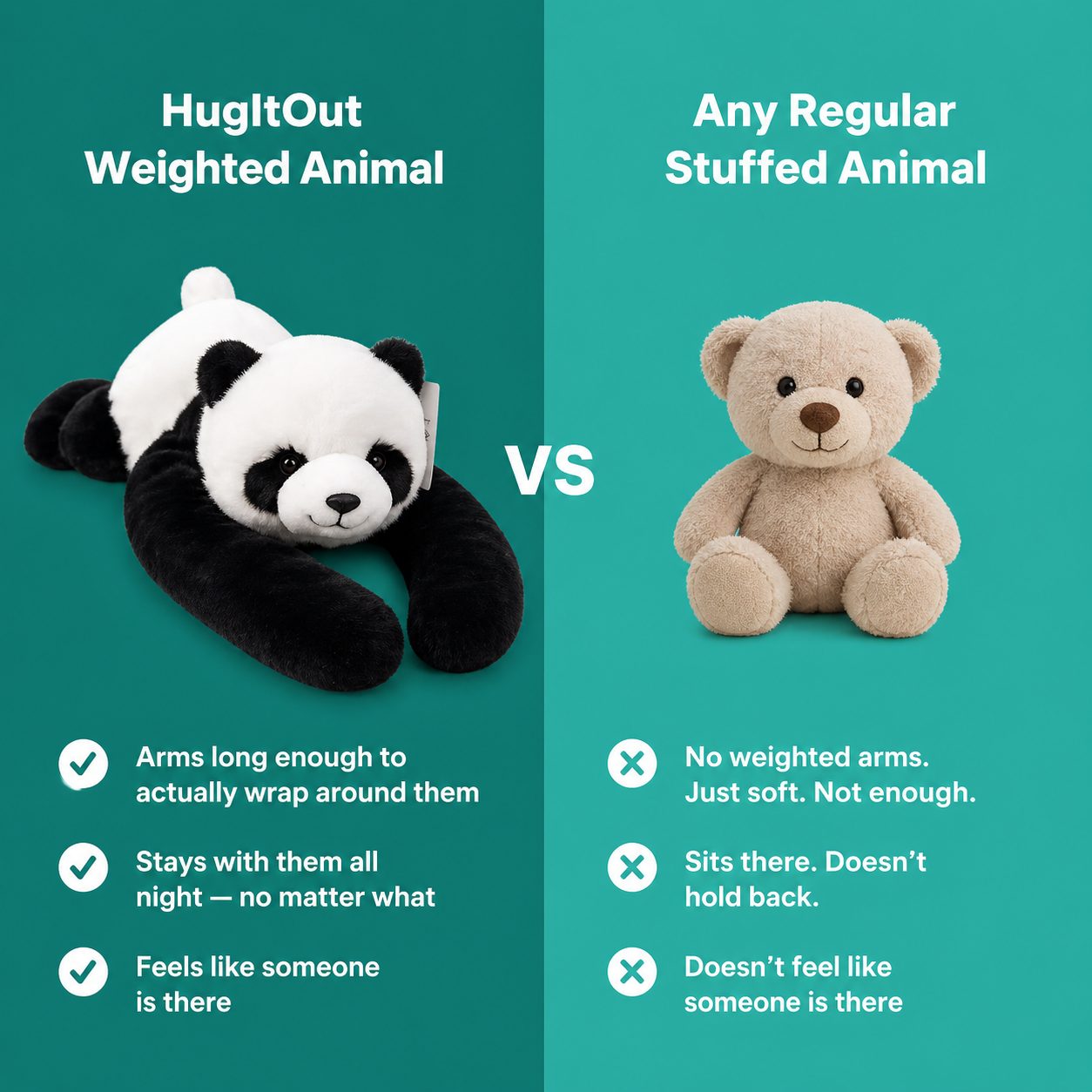 HugItOut Weighted Animal