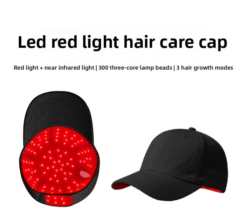 LED Red Light Therapy Hair Growth Cap with Infrared Heat