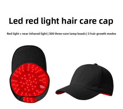 LED Red Light Therapy Hair Growth Cap with Infrared Heat